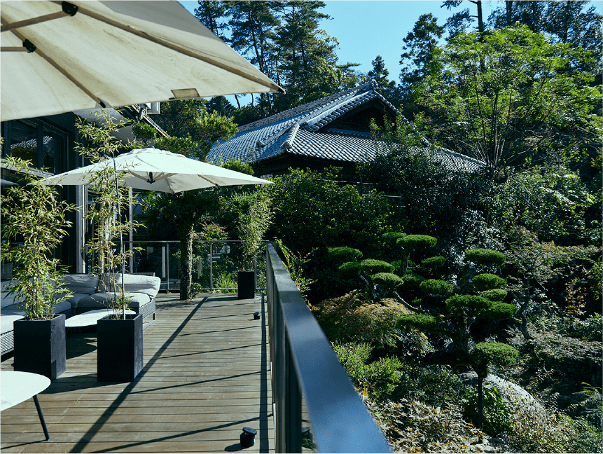 Deck, Japanese garden
